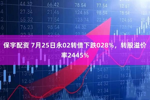 保宇配资 7月25日永02转债下跌028%，转股溢价率2445%